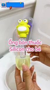Ống bón sữa/ t.h.u.ố.c kèm hộp hình ếch. Dụng cụ bón t.h.u.ố.c/ sữa cho bé ss cao cấp