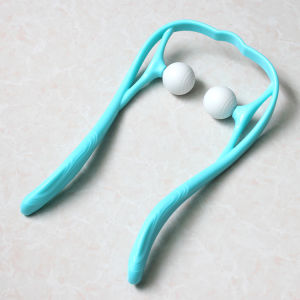 Office White Collar Neck Massage Ball Home Manual Meridian Neck Pain Relief Equipment Physical Therapy Health Care Device
