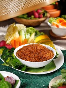 น้ำพริกนรกปลาช่อนย่าง คุณเพ็ญศรี เนื้อปลาช่อนเน้นๆ ไม่มีน้ำมัน ไม่ผ่านกระบวนการทอด