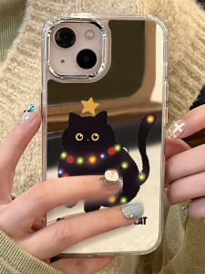 Mirror LED Light Cute New Year Style Luxury Shockproof iPhone Case