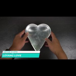 Cetakan Loyang Bentuk Love / Ukuran Loyang Love 16 X 7