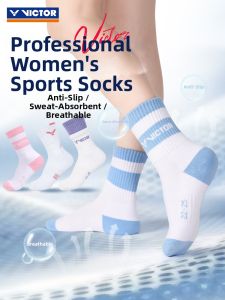 Victor | Absorbent Thick Towel Socks Moisture Wicking Breathable Mid Calf Socks