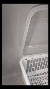 Mini Dish Drainer Plastic Rack With Cover Small Dish Rack Storage Lagayan ng Plato