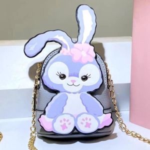 Túi Đeo Chéo Mini Họa Tiết Thỏ Đáng Yêu Thời Trang Cho Nữ