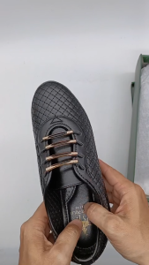 Perrieri x Carr Polo Series Women Comfortable Loafers Flats with inner height 4.5cm 72128 72182(Black/ Khaki)