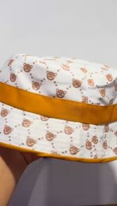 Topi Bucket Anak Laki-laki Dan Perempuan Gambar Bear 3bln - 7 thn