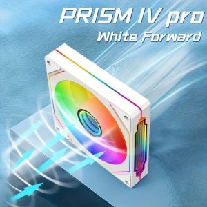 Quạt Làm Mát Yên Tĩnh LDPCSJ 14cm ARGB PWM Lưu Lượng Gió Cao 615CFM 600-1800RPM 12V 4-Pin PRISM 4PRO Cho Vỏ Máy Tính Và Bộ Tản Nhiệt