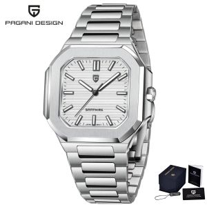 Pagani Design | New PAGANI DESIGN Top Brand Men Quartz Watches Luxury Sapphire Glass AR Coated Business Watch Japan VH31 Luminous Watch Men