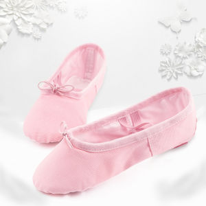 Flexible Soft Sole Gymnastics Shoes Drawstring Closure Stylish Ballet Slippers Comfort Footwear for Women Dance Practice Session