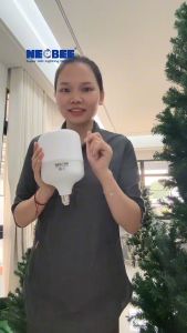 10 หลอด I Neobee หลอดไฟ LEDแสงขาว แสงวอร์ม 10W ประหยัดไฟ สกรู E27 85W สว่างมาก ถนอมสายตา ใช้ในครัวเรือน แรงแสง