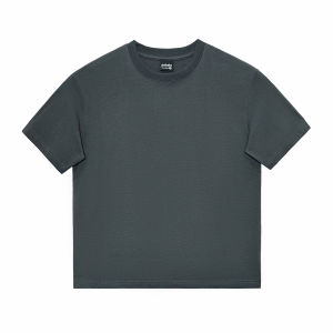 Original National Fashion Pure Cotton Short-Sleeved T-shirt Loose Mens and Womens Bottoming Shirt Pure Color All-Matching round Neck Summer Basic Tee