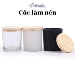 Hũ Thủy Tinh Đựng Nến Cốc Làm Nến Dung Tích 200ml Nguyên Liệu Làm Nến Thơm Cocaxia