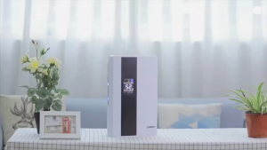HAILANG Dehumidifier with a 2L water tank low noise level (35dB) and timer function. Suitable for bedrooms studies dressing rooms and bathrooms it purifies and dehumidifies.