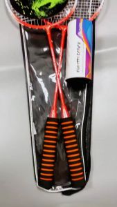 Angel House Original By Beginners Badminton Racket Set Training Durable 2pcs Double Racket