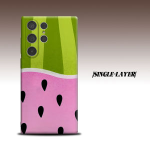 BILIBILI | Watermelon Slice For Samsung Galaxy S26 S25 S24 A56 A36 Dual Layer Luxury Fashion Full Lens Protective Case