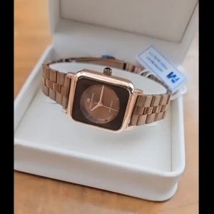 Original Jam tangan seven minute - Rantai stainless stell - Tanggal aktif - Jam tangan kasual wanita - Jam tangan wanita - Free box