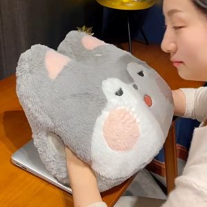 Chăn gối văn phòng - Gối kèm mền văn phòng lông xù - Gối 2in1 gối có mền bên trong nhiều mẫu