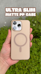 ULTRA SLIM MATTE Clear Magnet Magsafe Hard PC PP Phone Case for iPhone 17 Air 17 Pro Max 16 Pro Max 15 Pro Max 14 Pro Max 13 Pro Max 12 Pro Max 11 Paper Slim Shockproof Phone Case Cover Casing