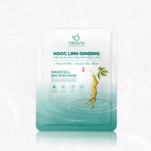MẶT NẠ SÂM NGỌC LINH ORENYA: Cấp ẩm se khít lỗ chân lông đàn hồi da và trẻ hoá da ngăn ngừa lão hóa da sớm.