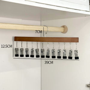 Wardrobe Hanging Cool Shorts Short Skirt Storage Fantastic Multi-Clip Hanger Socks Skirt JK Skirt with Clip Rack Hanger