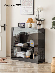 GREY CUBE | Acrylic Luxury Minimalist Console Table