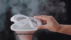 Swimming Goggles Large Frame Silicone With Earplugs Anti Fog UV Protection Goggles For Swimming Adujstable Swimming Googles For Adult