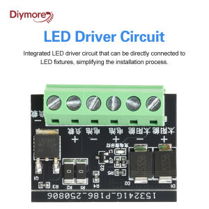 diymore | DC 6-45V Solar Street Light Control Board LED Light Fully Automatic Solar Light Driver Control Board DIY Module