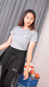 Base Layer Manset Olahraga Wanita Lengan Pendek Mangset Lari Voli Senam Zumba