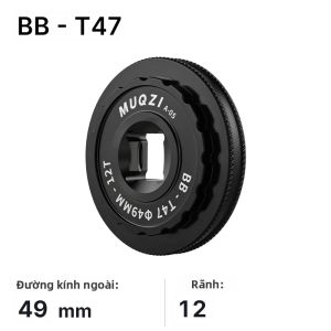 MUQZI | Dụng Cụ Lắp Đặt Và Tháo Gỡ Bộ Phận Giữa Trục Xe Đạp MUQZI T45 T47 12 Rãnh 16 Rãnh 49-53mm Thiết Bị Sửa Chữa