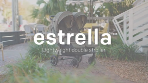 Joie Signature Estrella Twin Stroller (From birth to 22 kg in each seat)(Included rain cover)