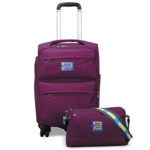 Prince Hall Oxford Cloth Luggage Bag with Zipper Large Capacity Password Box for Students Men And Women Travel Suitcase