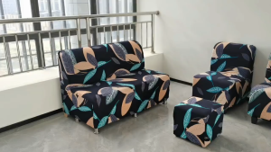 [PH STOCK & COD] Solid Color Armless Sofa Cover Single Seater/2 Seater Armless Seat Cover Stretchable Furniture Cover