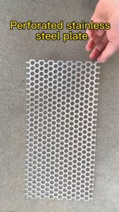 Stainless Steel Security Window Pad Balcony Protection Steel Net Burglar Mesh Perforated Metal Mesh Fall Punching Plate