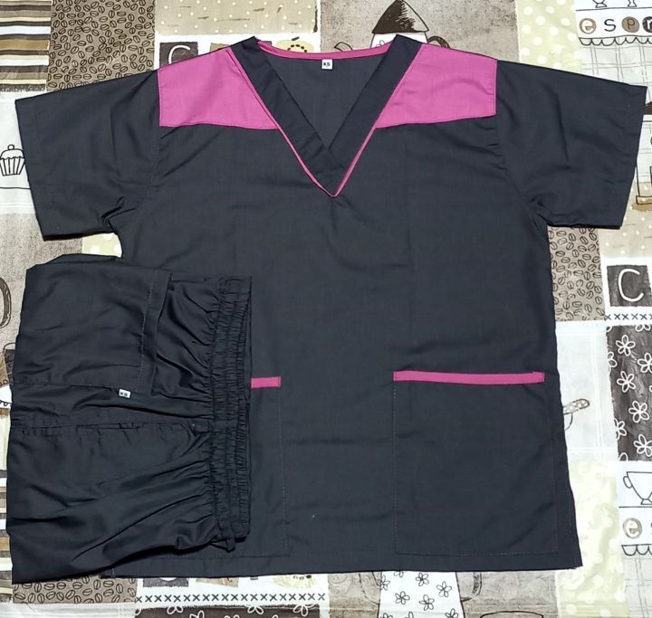 Scrub Suit Set Pair Tetoron Fabric Xl Lazada Ph