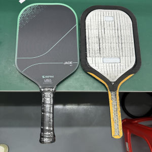 RPM JADE Elongated Pcikleball Paddle 16MM MPP Core With Carbounum Sicon Carbrid Durable Rough Grit  Surface Pickleball Racket