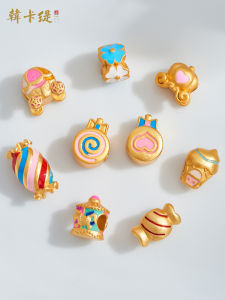 สร้อยข้อมือ DIY แฮนด์เมด ขนมทูน่าทอง แหวน จี้ เครื่องประดับแฟชั่น สร้อยข้อมือ สร้อยคอ จี้ หัวเข็มขัด อุปกรณ์ทำเครื่องประดับ