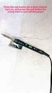 Digital Soldering Iron Set Kit 80W with ON/OFF Switch Adjustable Temperature LCD Welding Tools Ceramic Heater Soldering Tips