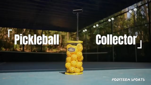 1 Set Adjustable Pickleball Ball Retriever Large Capacity Tennis Picker Basket up to 150 Ball