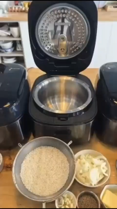 Tiantian BUFFALO 1.8L IH SMART LOW SUGAR RICE COOKER 3-PLY SUS316 INNER POT MULTIFUNCTION WITH STEAM BASKET 牛头牌1.8LIH降糖万能锅 KW95