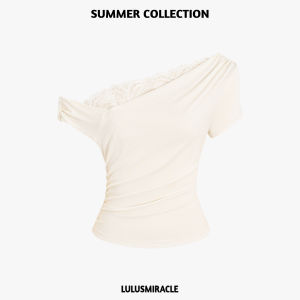 Slimming Elegant Summer T-Shirt Short Sleeve