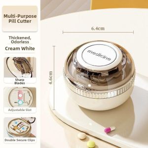 ZHENMIAO | Precise Pill Cutter and Storage Box