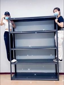 Load 800KG Adjustable Height Steel Rack Boltless Rack 5/6 Layer Heavy Duty Stante Organizer