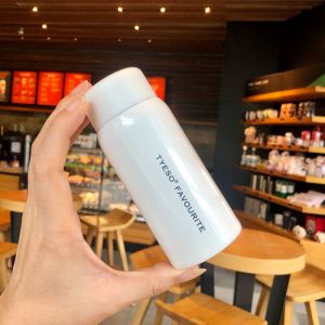 Tik Tok Hot Sale New Thermos Mug womens portable compact student water cup Simple and fresh forest small light cup cute girl macarons pocket cup Tyeso mug 150ml/200ml gift water cup