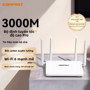Comfast | Bộ Phát WiFi6 AX3000 Mesh Với Tính Năng Xuyên Tường và Phủ Kín Toàn Nhà