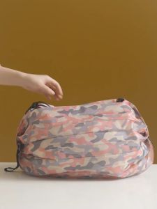 SG [IN STOCK] Foldable Shopping Bag Reusable Compact For Travel Grocery Bag Large-Capacity Supermarket Waterproof Storage Portable Tote Bags