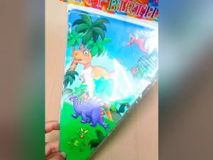 Dinosaur Princess Girl Theme Party Tableware Set Disposable Paper Plate Cup Cake Topper Happy Birthday Party Supplies