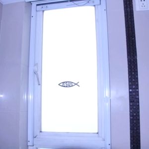 Tem nổi Mạ Chrome 3D Jesus Fish Dán Trang Trí xe hơi