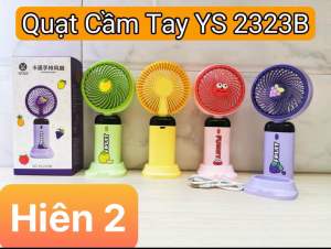 Quạt tích điện cầm tay pin siêu trâu - YS-2323B