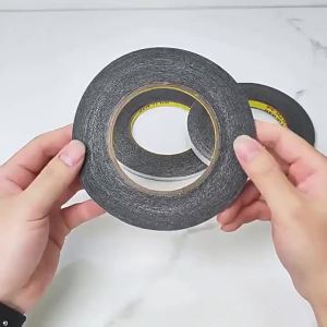 50meters Mobile Phone Repair Double Side Tape Black with Sticker Double Side Adhesive Tape Fix For Cellphone Touch Screen LCD