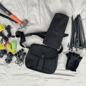 Túi Búa Dây Gió Đinh Sàn Di Động Đa Năng Sức Chứa Lớn Phụ Kiện Lều Bộ Công Cụ Sắp Xếp Chống Mòn Để Câu Cá Đi Bộ Ngoài Trời